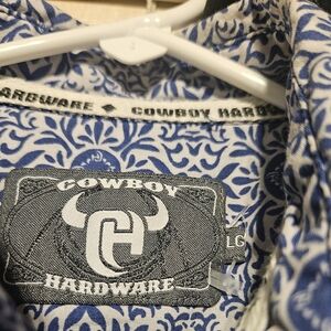 Boys Cowboy Hardware Button Down Long Sleeve